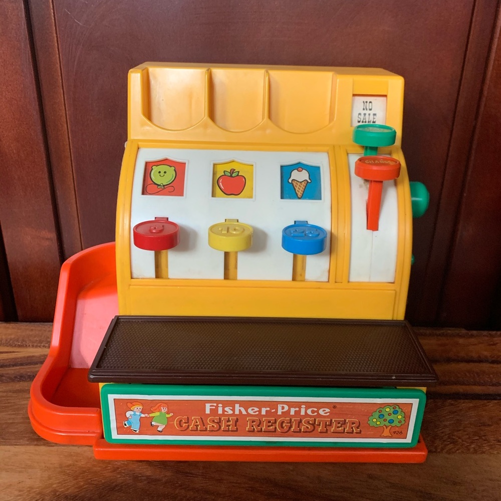 *SOLD* Vintage 1974 Fisher Price Cash Register
